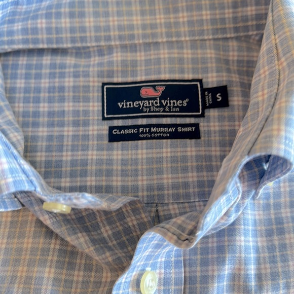 Vineyard Vines Dress Long Sleeve Classic Fit Murray Shirt Mens size Small - Picture 2 of 6